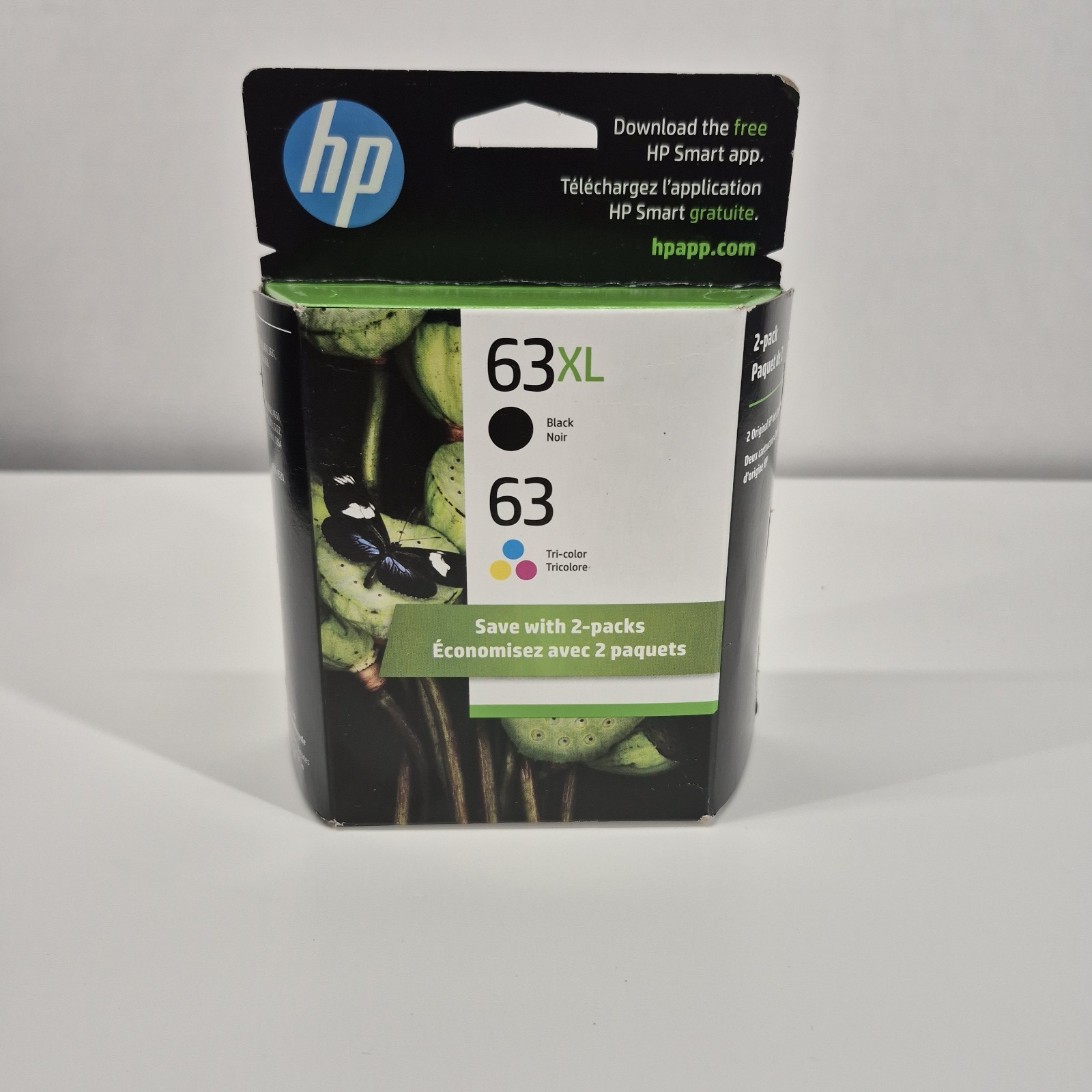 HP 63XL Black & HP 63 Color Genuine Ink Cartridge Set Expire Date 01/27