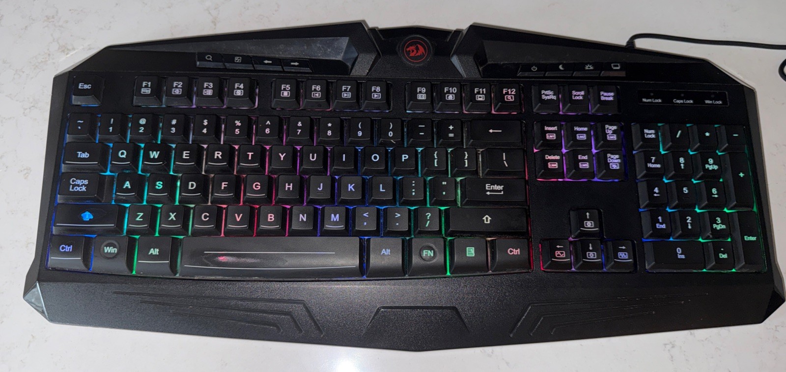 Red Dragon S101-1 Backlit RGB Gaming Keyboard