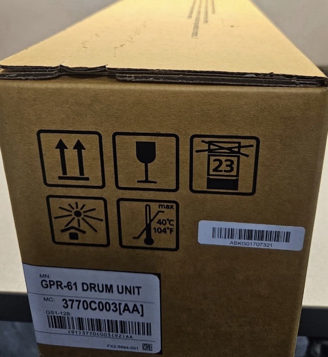 Genuine Canon GPR-61 Drum Unit 3770C003AA, BK/Y/M/C