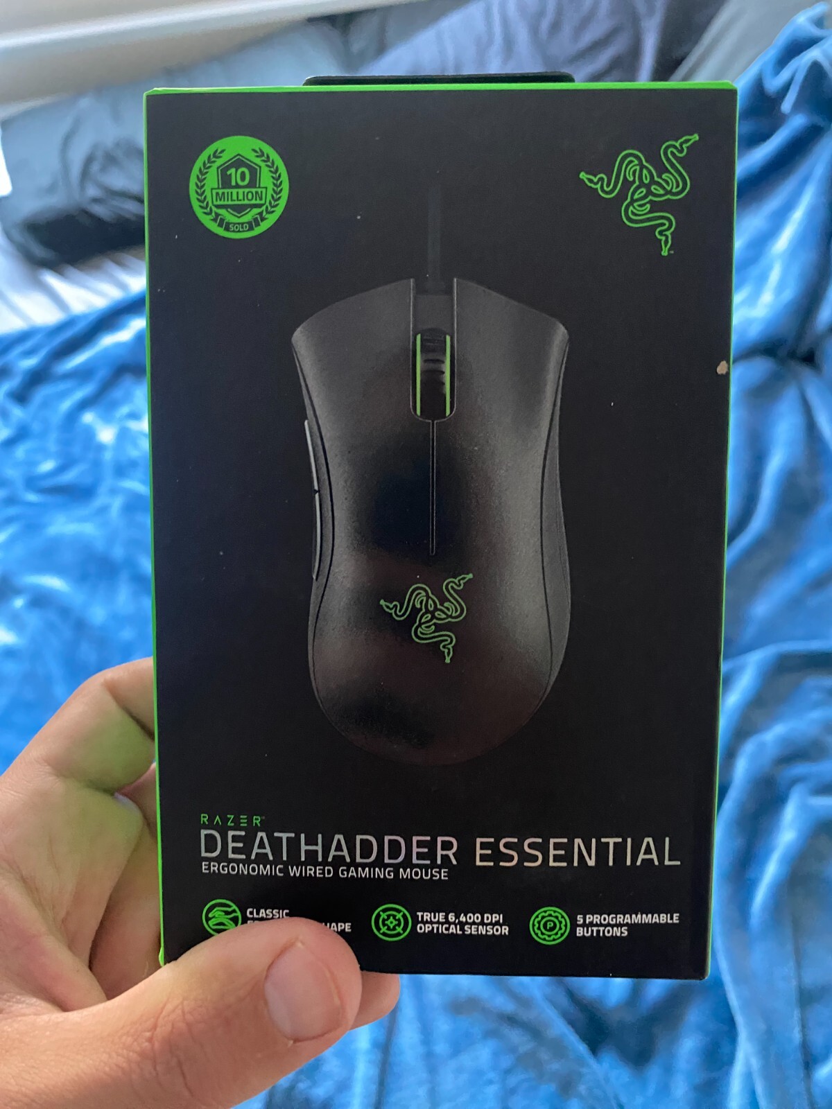 Razer DeathAdder Essential Wired Optical Gaming Mouse – Classic Black or White