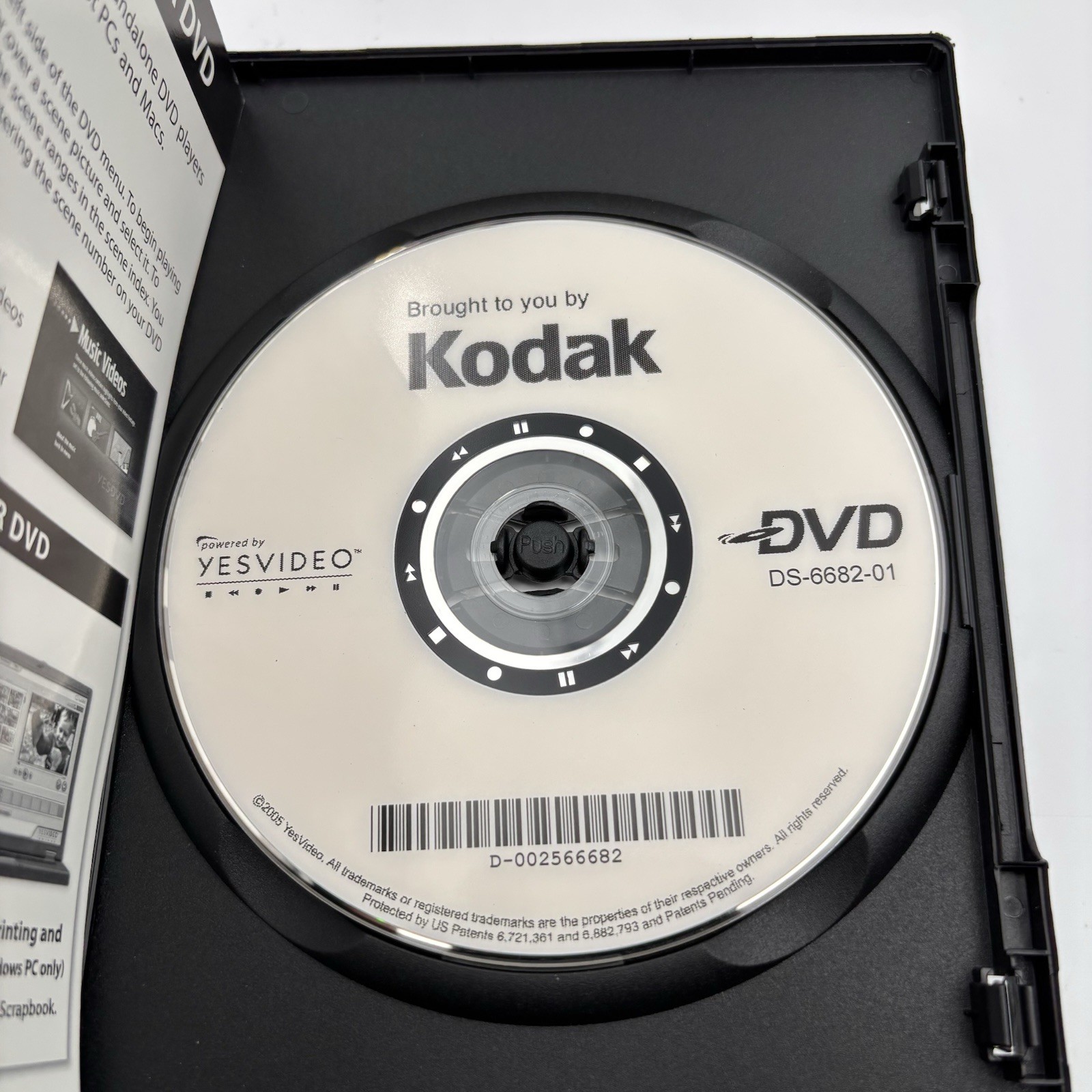 Kodak YES DVD Brought To You By KODAK Includes Special Feature: Music Videos