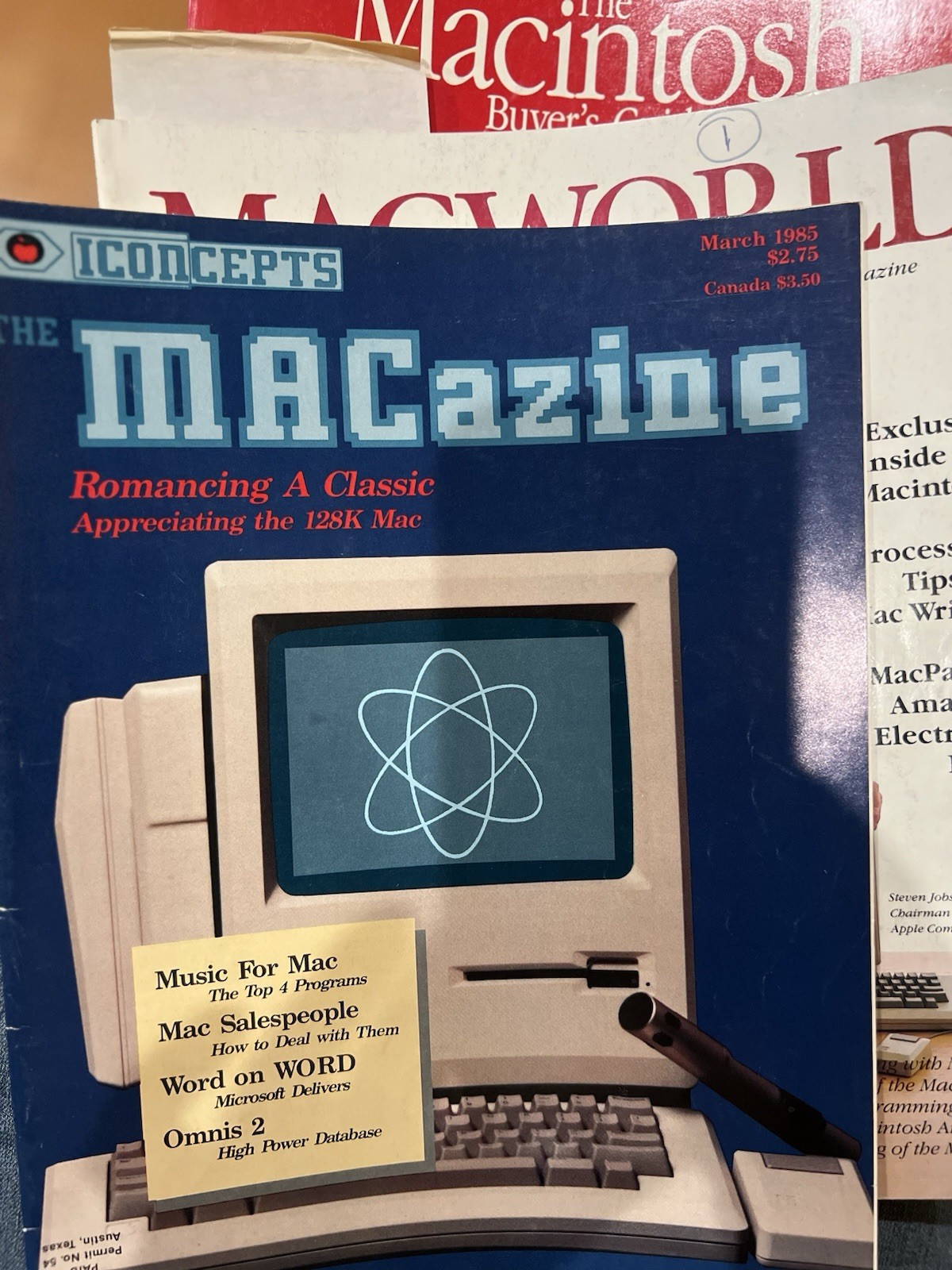 LOT Apple Computer 1980s Macworld Steve Jobs ‘84 Buyer Guide Marketing MediaREAD