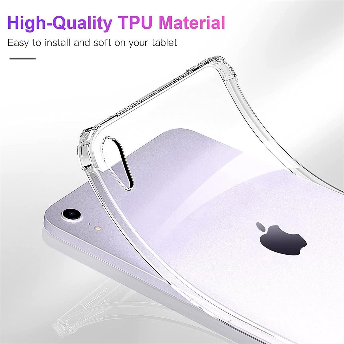 Clear Case for iPad Mini 7 A17 Pro 2024/iPad Mini 6 8.3-inch Shockproof Cover