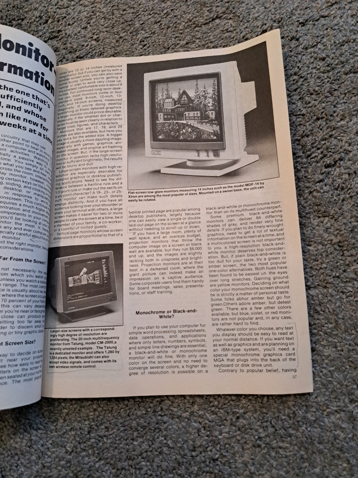 Vintage Fall 1989 Computer Buyer’s Guide Toshiba Tandon Catalog