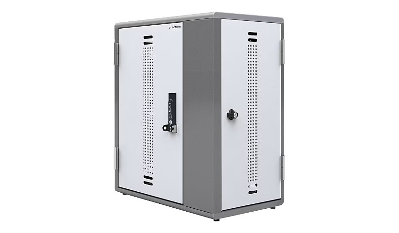 Anthro YES cabinet unit – for 20 tablets – metallic gray, polar white YESCABGMPW