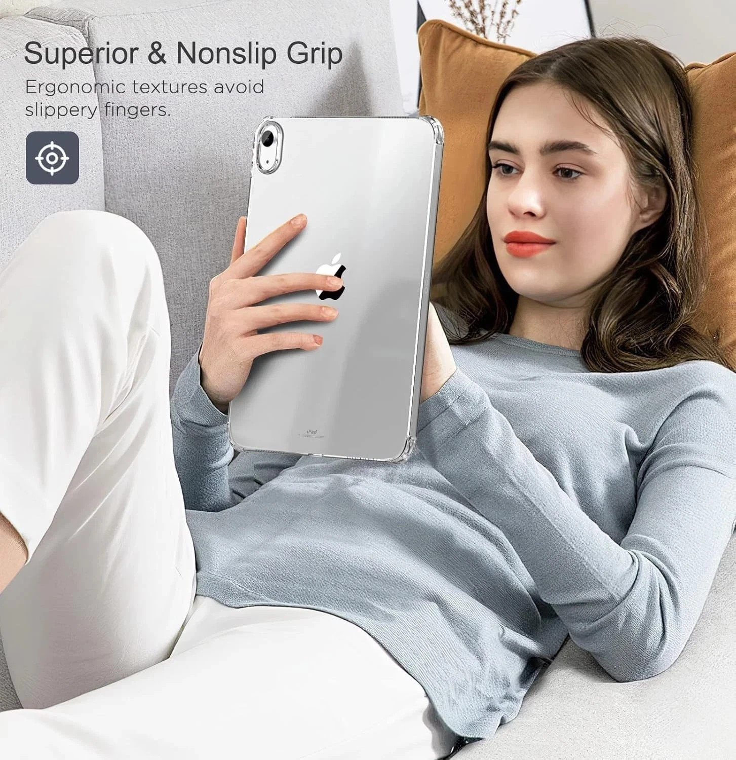 Clear Case for iPad (A16) 11Th Generation 2025 TPU Slim Shockproof Tablet Cover