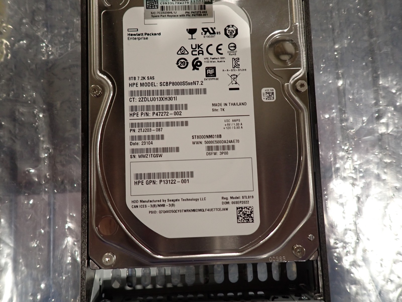 Seagate ST8000NM018B 8TB SAS 3.5″ inch HDD Internal Hard Disk Drives