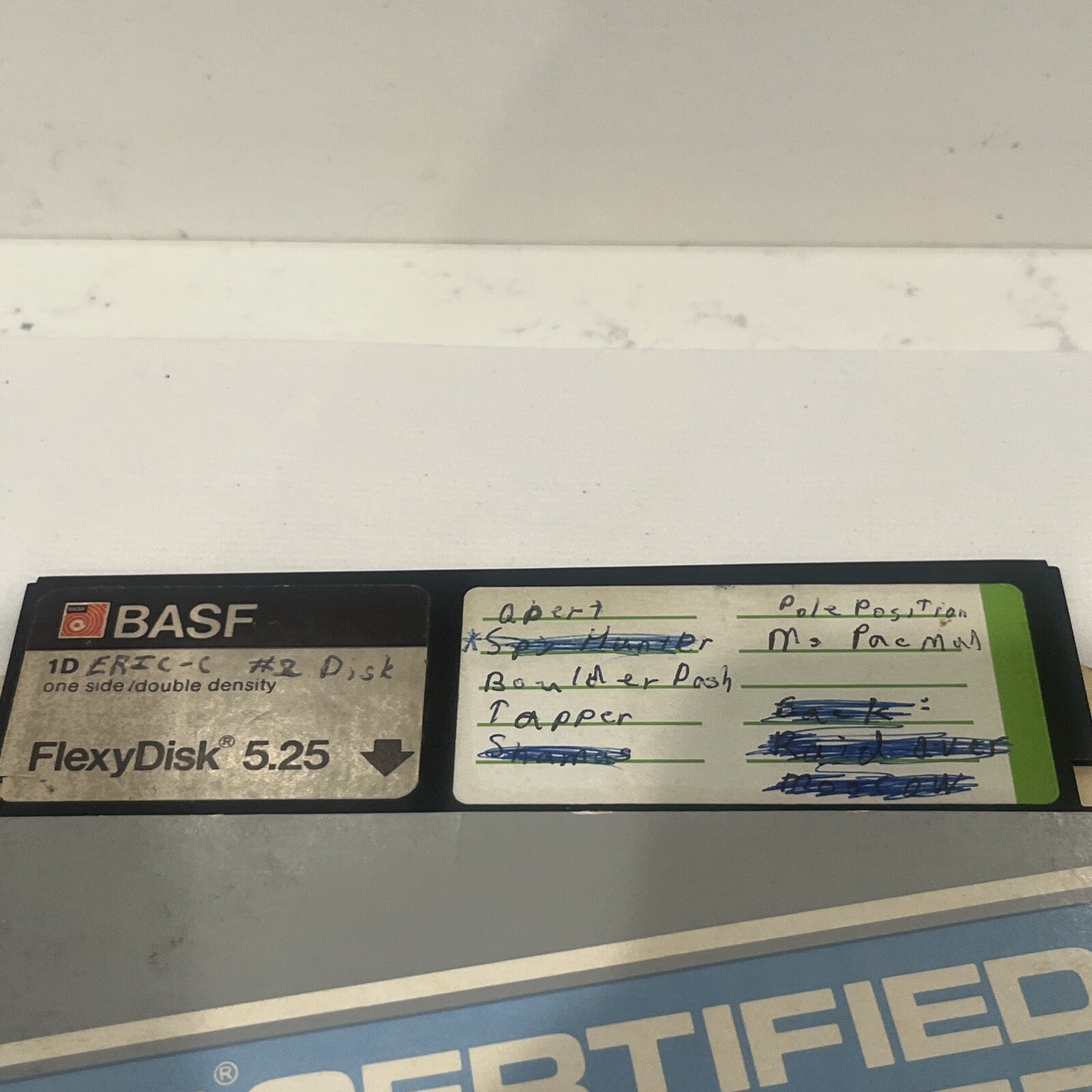 Vintage Mixed Lot of 8 Floppy Discs – May Contain Games (unknown) – Untested