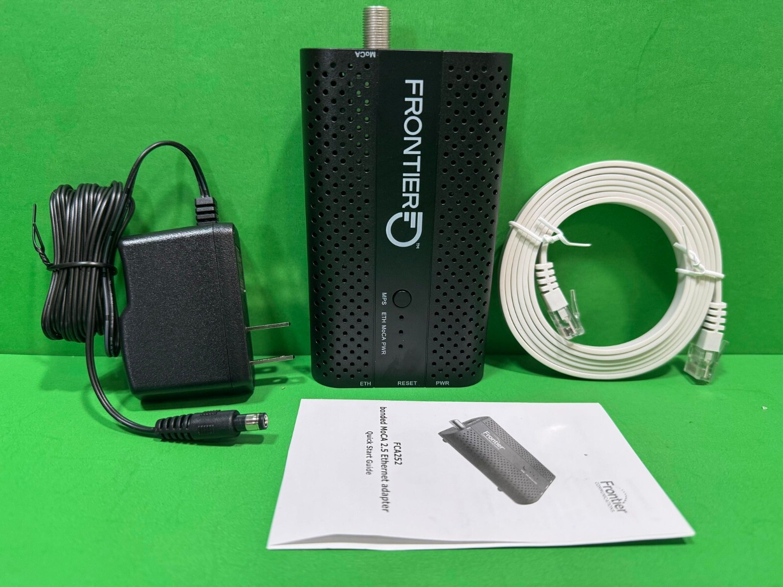 2 PACK – FRONTIER FCA252 MoCa 2.5 Ethernet Network Adapter BRAND NEW