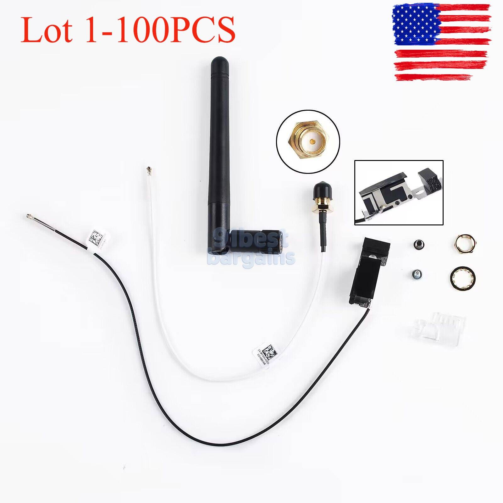 Lot 1-100PCS WIFI Card Antenna Cable Kit for DELL 3080 5080 7080 3090 5090 MFF