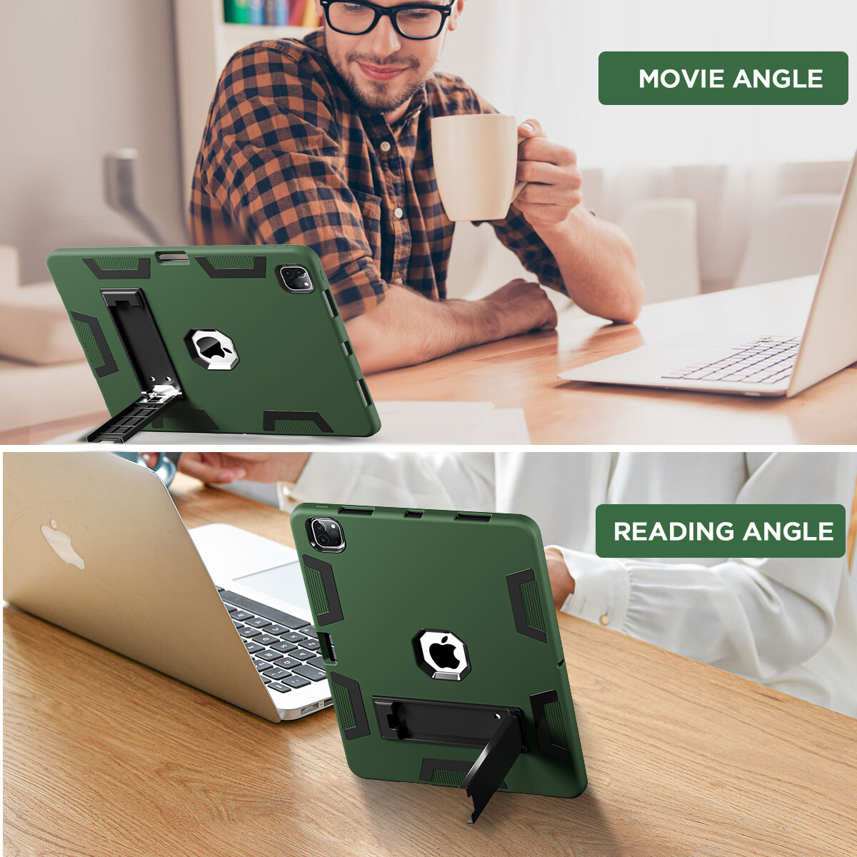 iPad Pro 12.9 inch Case (6th/5th/4th Gen, 2022/2021) Heavy Duty Shockproof Cover