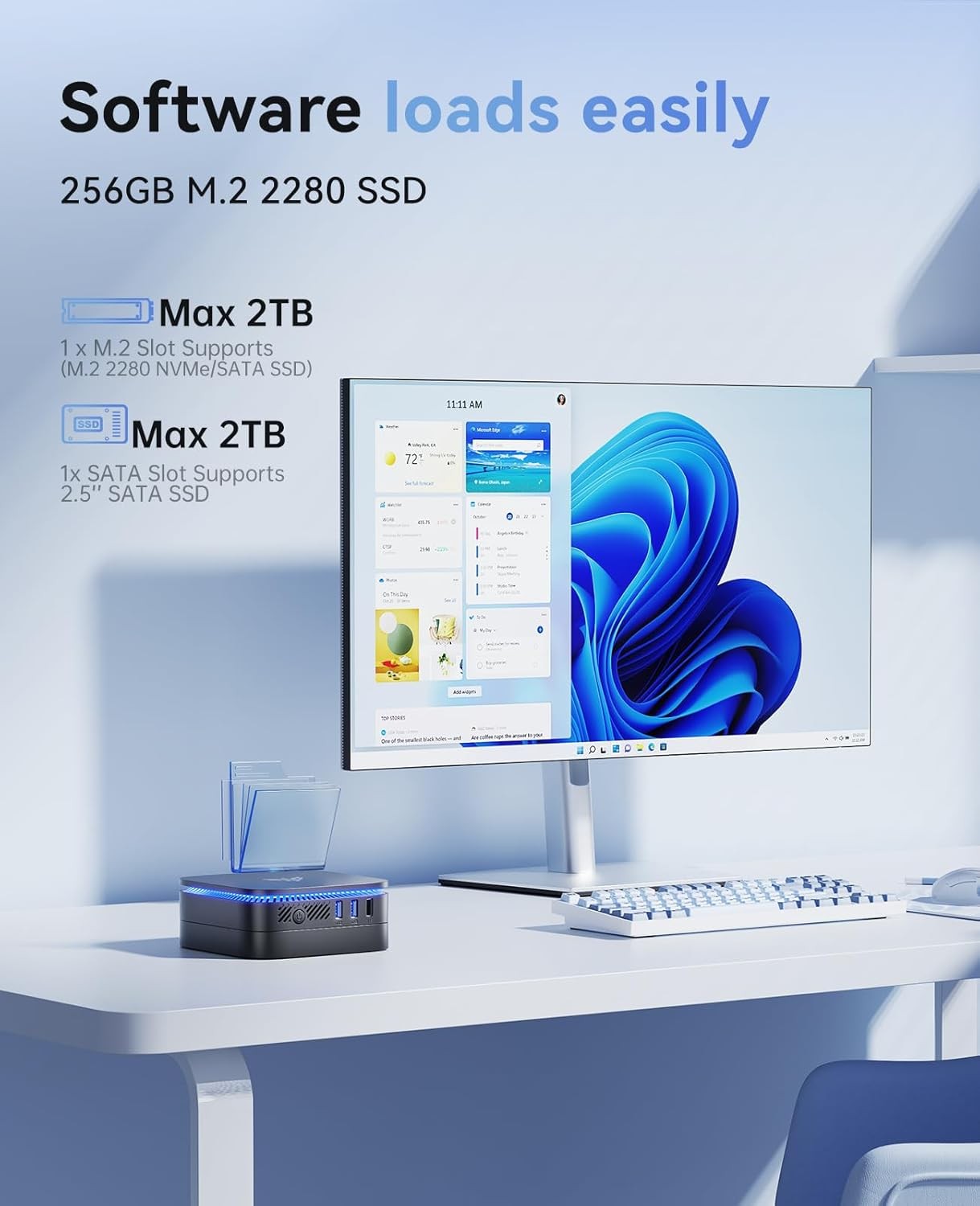 KAMRUI GK3 PLUS 4K Mini PC,Intel N97 (up to 3.6GHz) Micro PC,16GB DDR4 512GB SSD