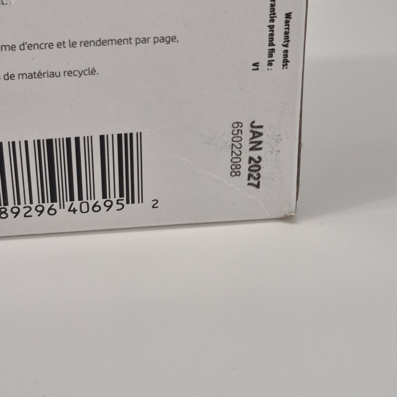 HP 63XL Black & HP 63 Color Genuine Ink Cartridge Set Expire Date 01/27