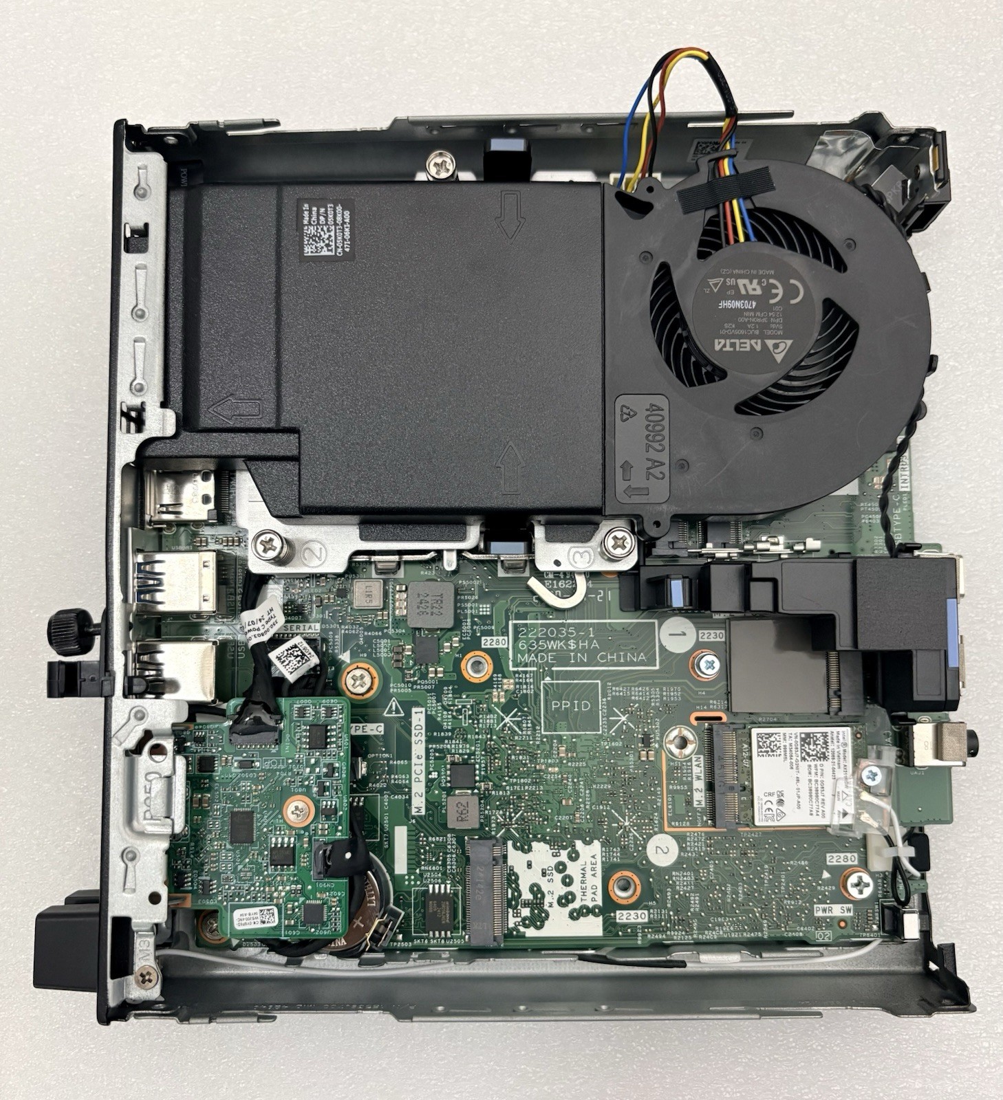 DELL OPTIPLEX 7020 MICRO PC BAREBONE (NO RAM, CPU, SSD)