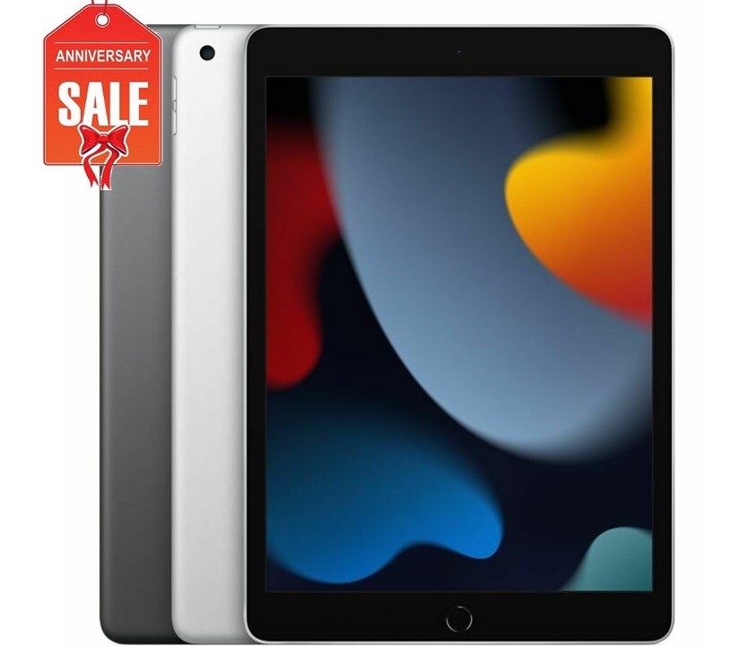 Apple iPad 9th gen 2021, 64GB Wi-Fi 10.2″ Touch ID – GRAY SILVER – Good