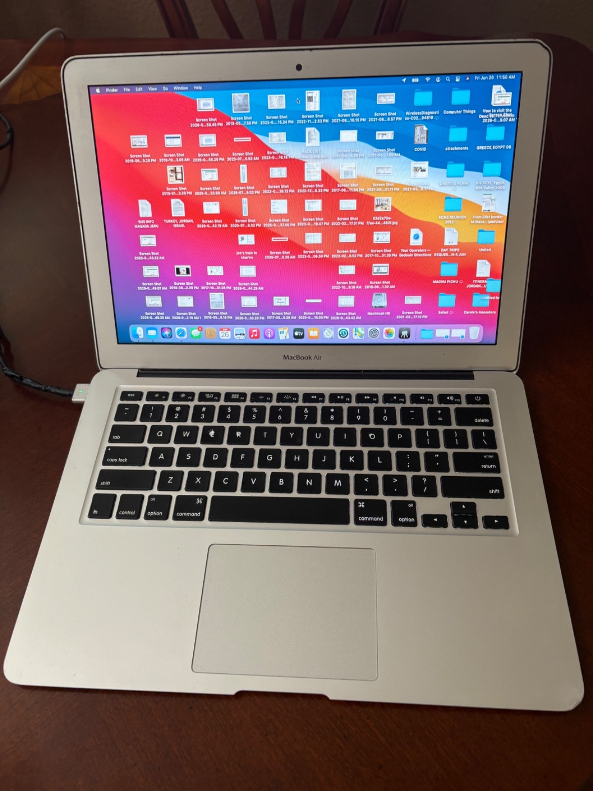 Apple MacBook Air 13.3 Silver Model A1466 Excellent Condition NEEDS Power Cord