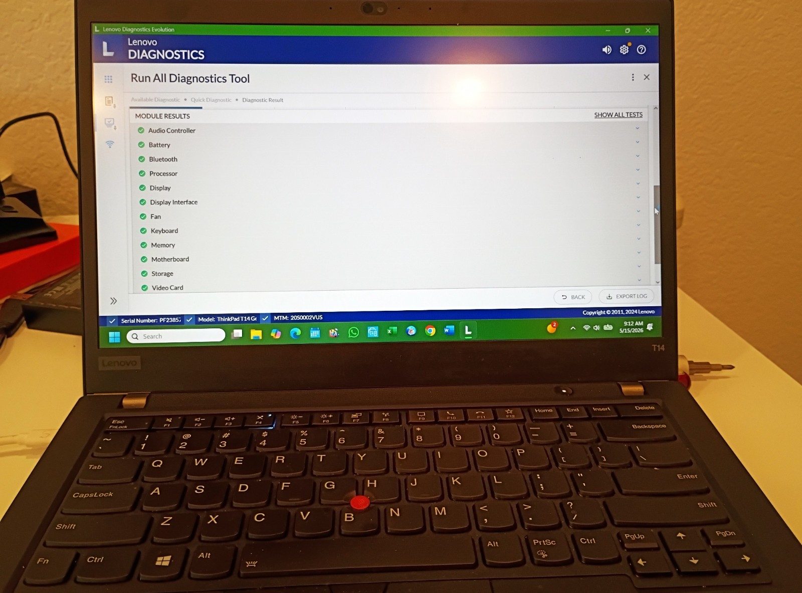 Lenovo ThinkPad T14 Gen2i Intel i5-1145G7 16GB 500GB Win 11 Pro. Please read!