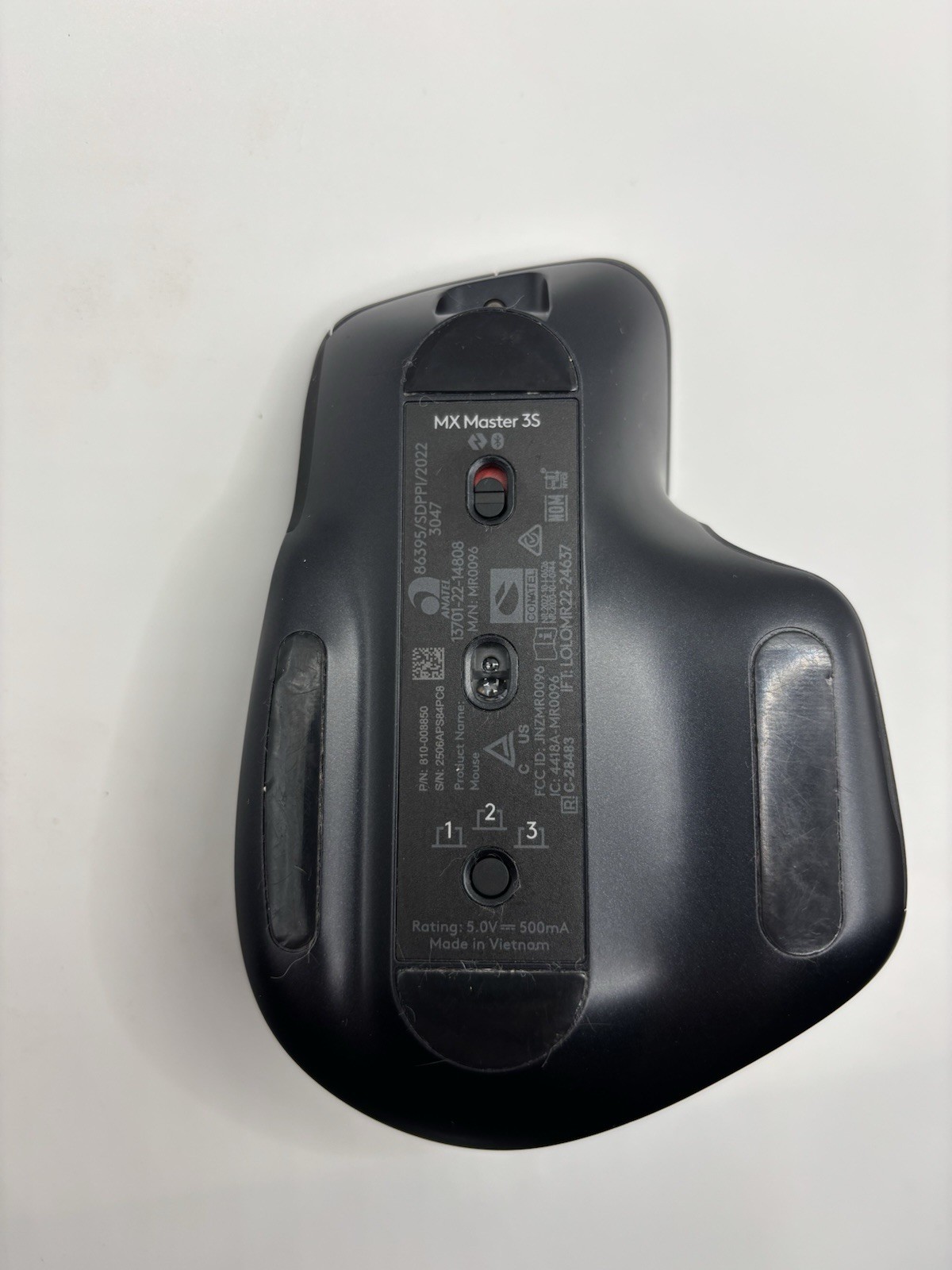 Logitech MX Master 3S Wireless Optical Mouse Black