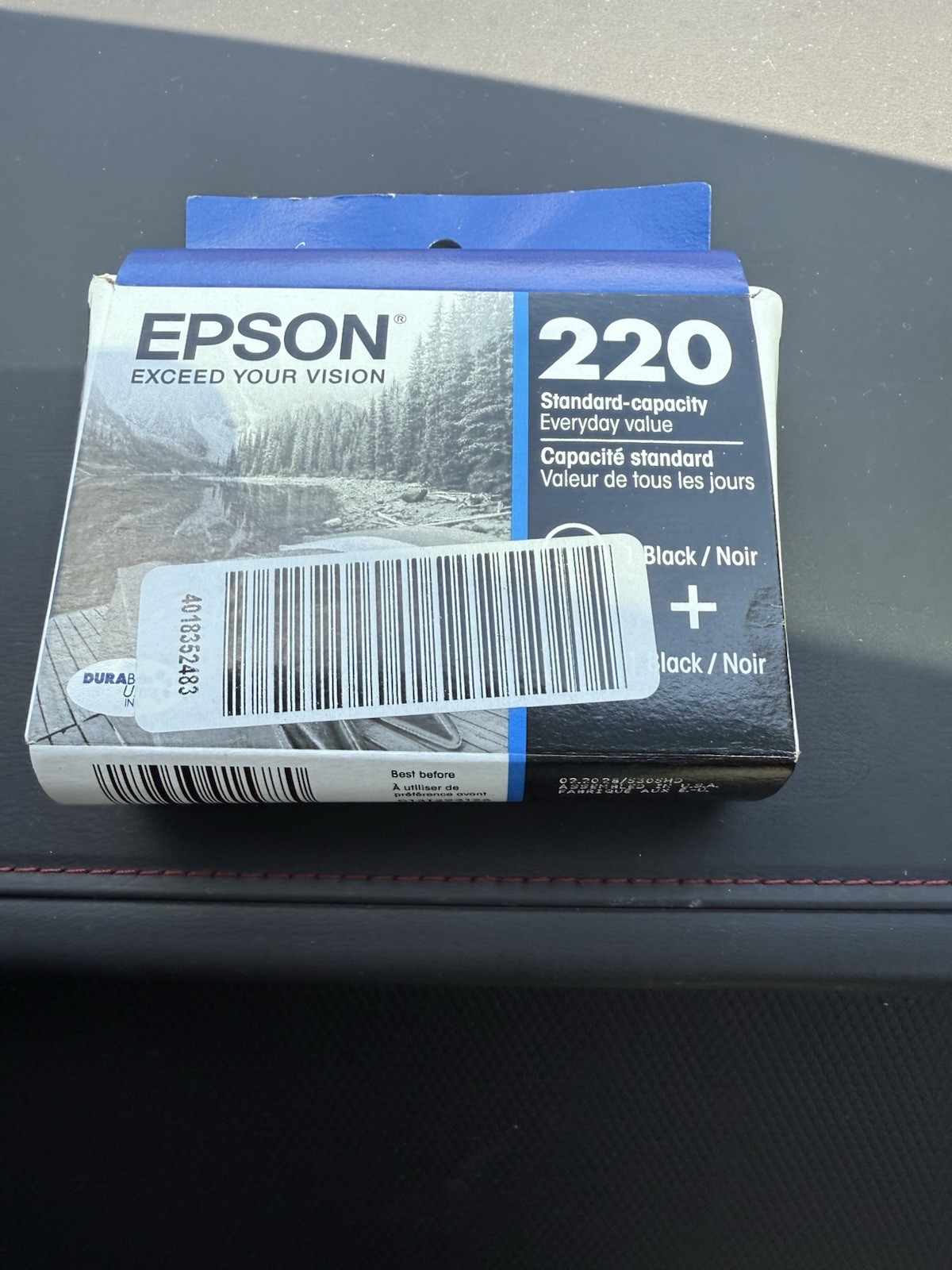 Lot Of Epson 220 Ink Black Cyan Magenta Yellow T220520 None Expired – READ