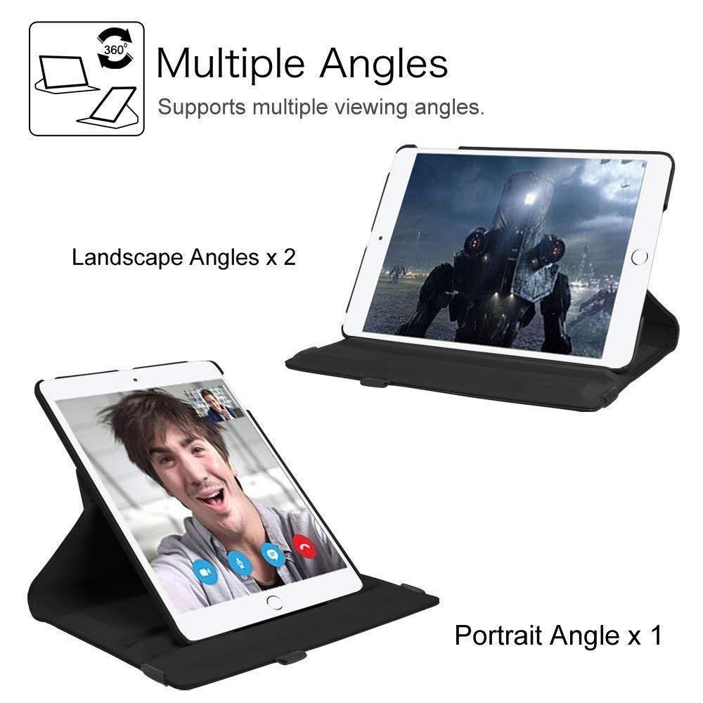 360 Rotating Stand Premium Leather Ultra Folio Case Smart Cover For Apple iPad