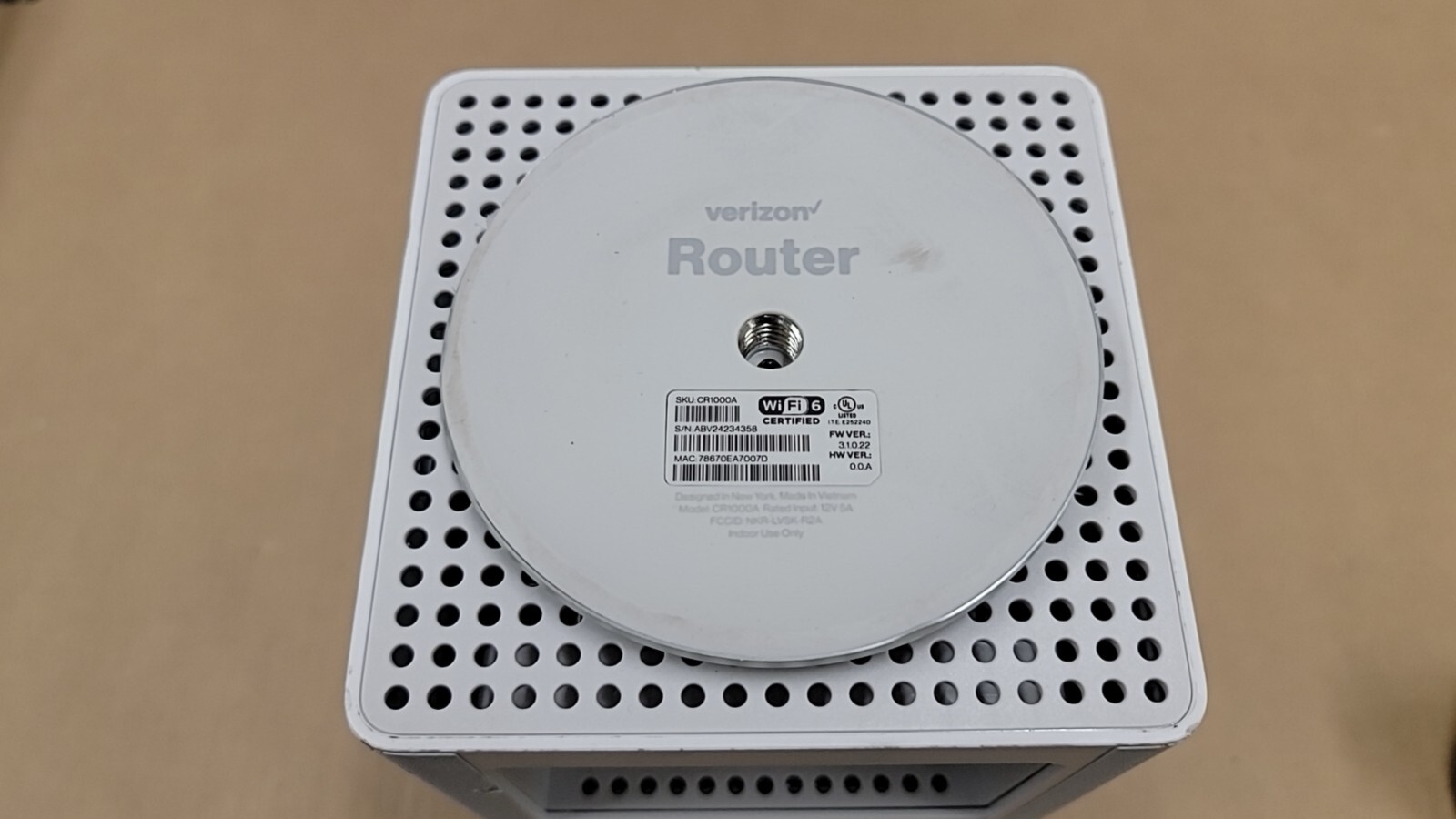 Used Verizon Router CR1000A WIFI 6E Latest 2022 For Home & Business (no ac )