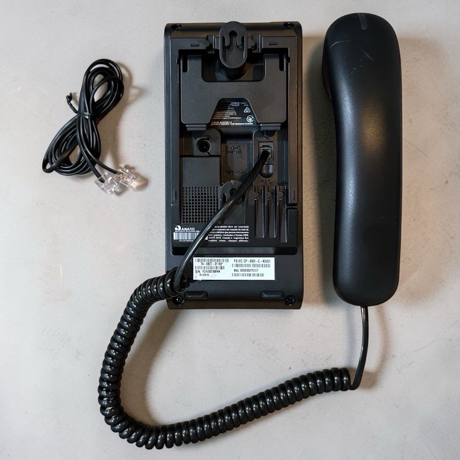 Cisco CP-6901-C-K9V01 Unified IP Black Business Desk Phone 6901-C