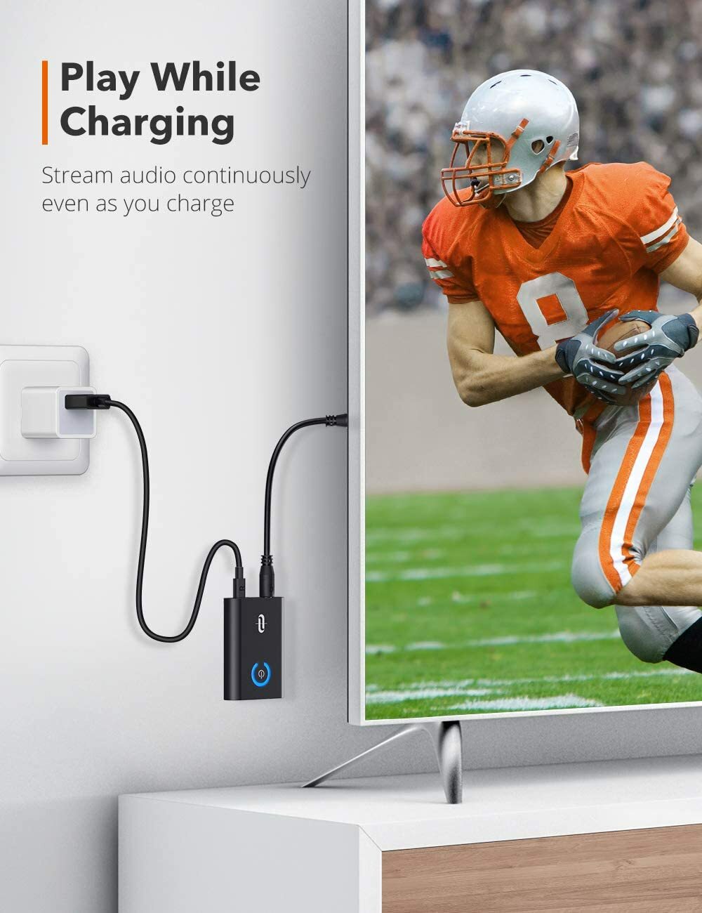 TaoTronics TT-BA07 Bluetooth 5.0 2-in-1 Transmitter and Receiver Wireless…