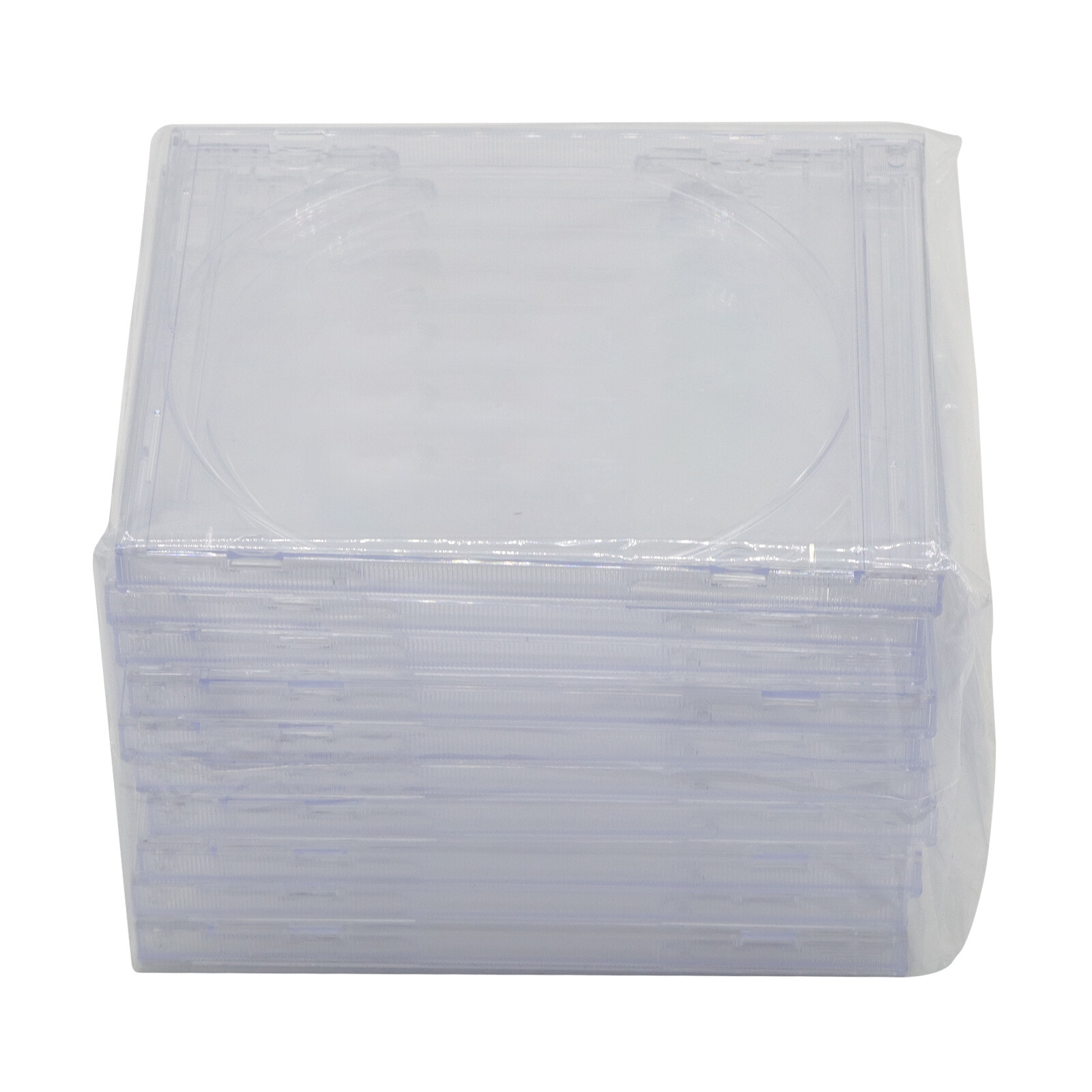 1x Standard CD Jewel Case Single 1-Disc Case with Tray 10.4mm Clear Protectors