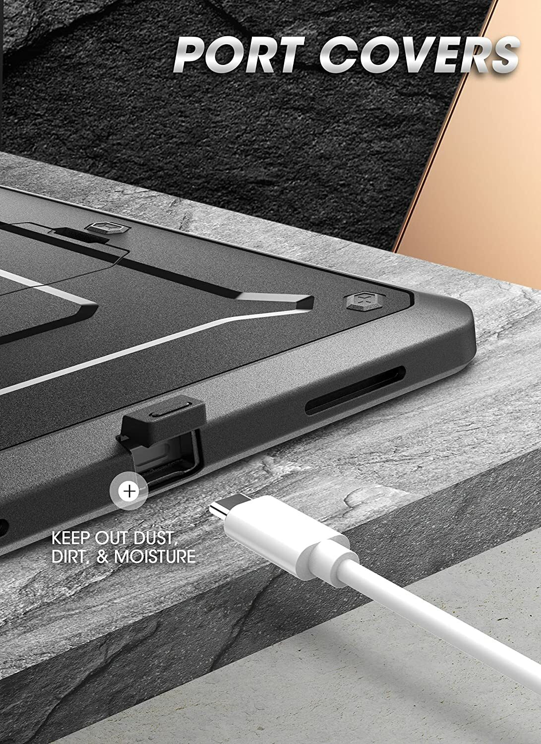 SUPCASE for iPad Pro 11″ 2021 2020 Case with Screen Cover with Rugged Kickstand