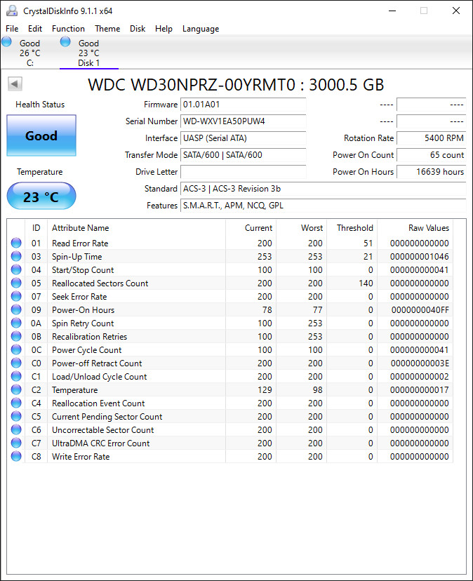 WD30NPRZ-00YRMT0 WXV1EA Malaysia SEP/ 2016 800022 3TB SATA 2.5″ WESTERN DIDITAL