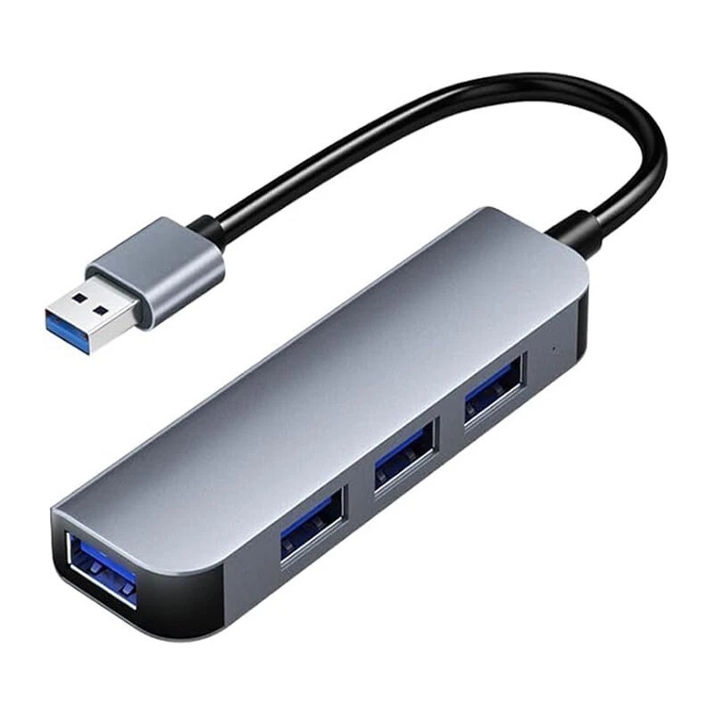 4 Port USB 3.0 Hub Splitter Multi Adapter 5Gbps High Speed PC Desktop Laptop LOT