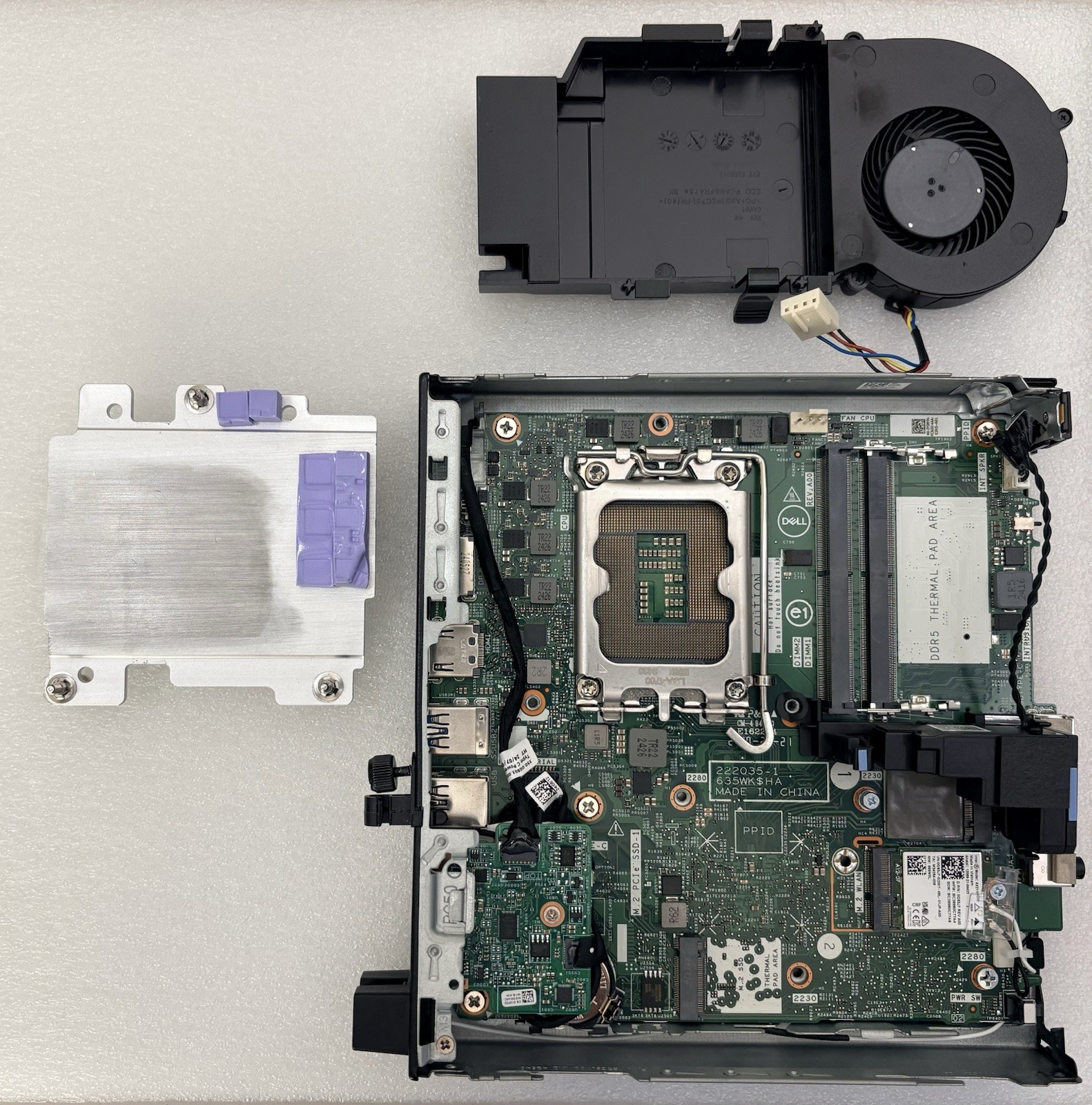 DELL OPTIPLEX 7020 MICRO PC BAREBONE (NO RAM, CPU, SSD)