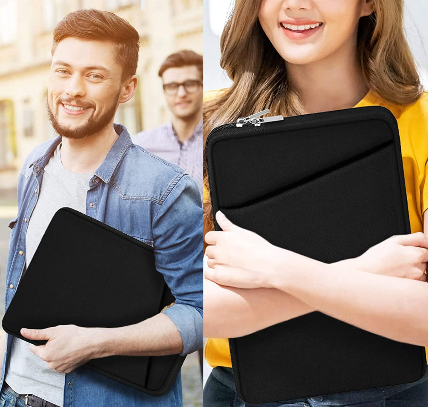 14″ Laptop Sleeve Case – Shockproof, Durable Bag for MacBook, Asus, Lenovo