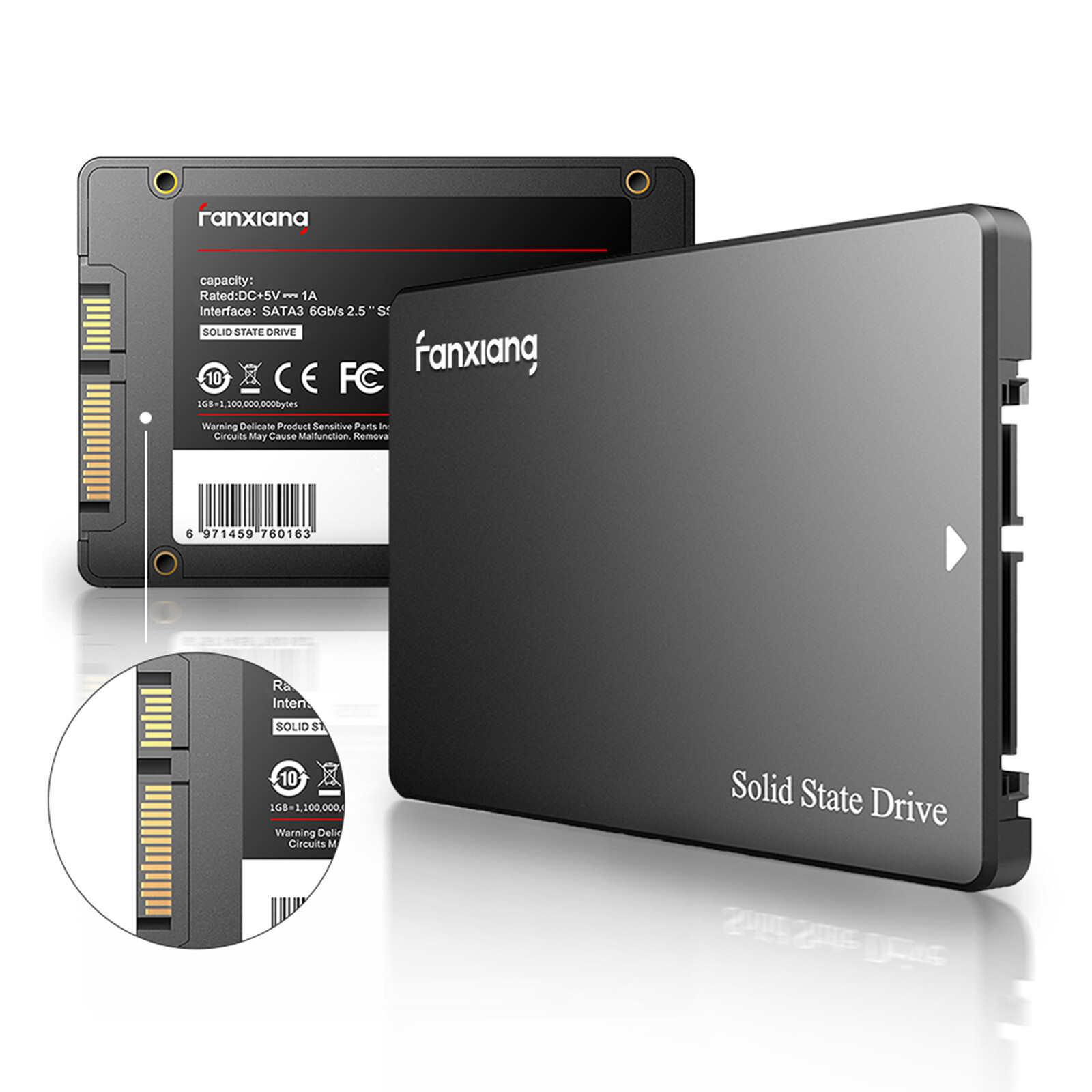 Fanxiang 4TB 2TB 1TB SSD 2.5” SATA III Internal Solid State Drive 512GB 256 lot