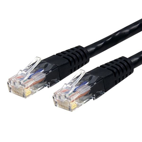StarTech C6PATCH25BK Cat6 25ft Black Booted Patch Cable