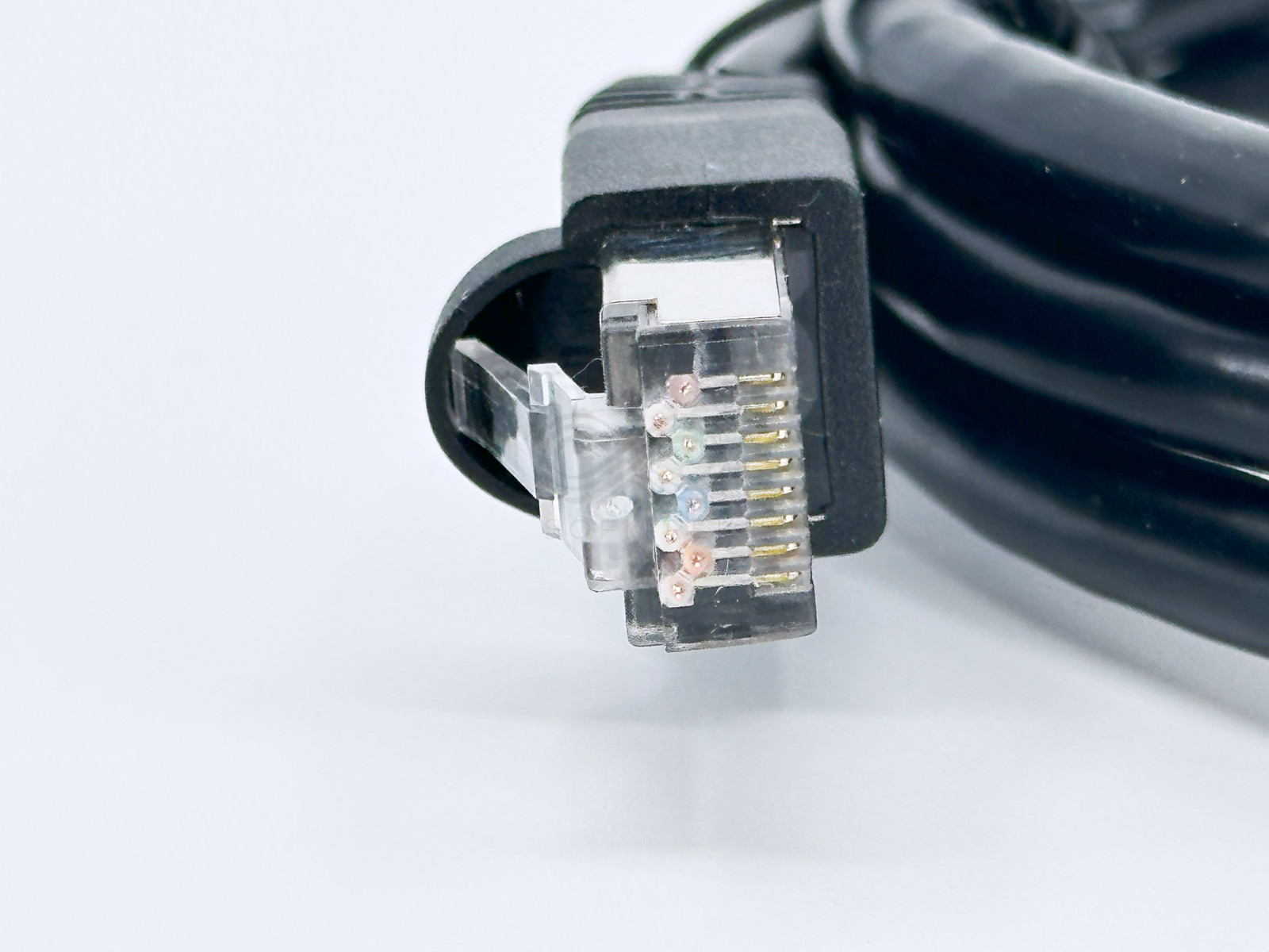 6ft | 3.3ft CAT6A S/FTP 10Gb Ethernet Patch Cable RJ45 Male to M12 X-Code 8-Pin