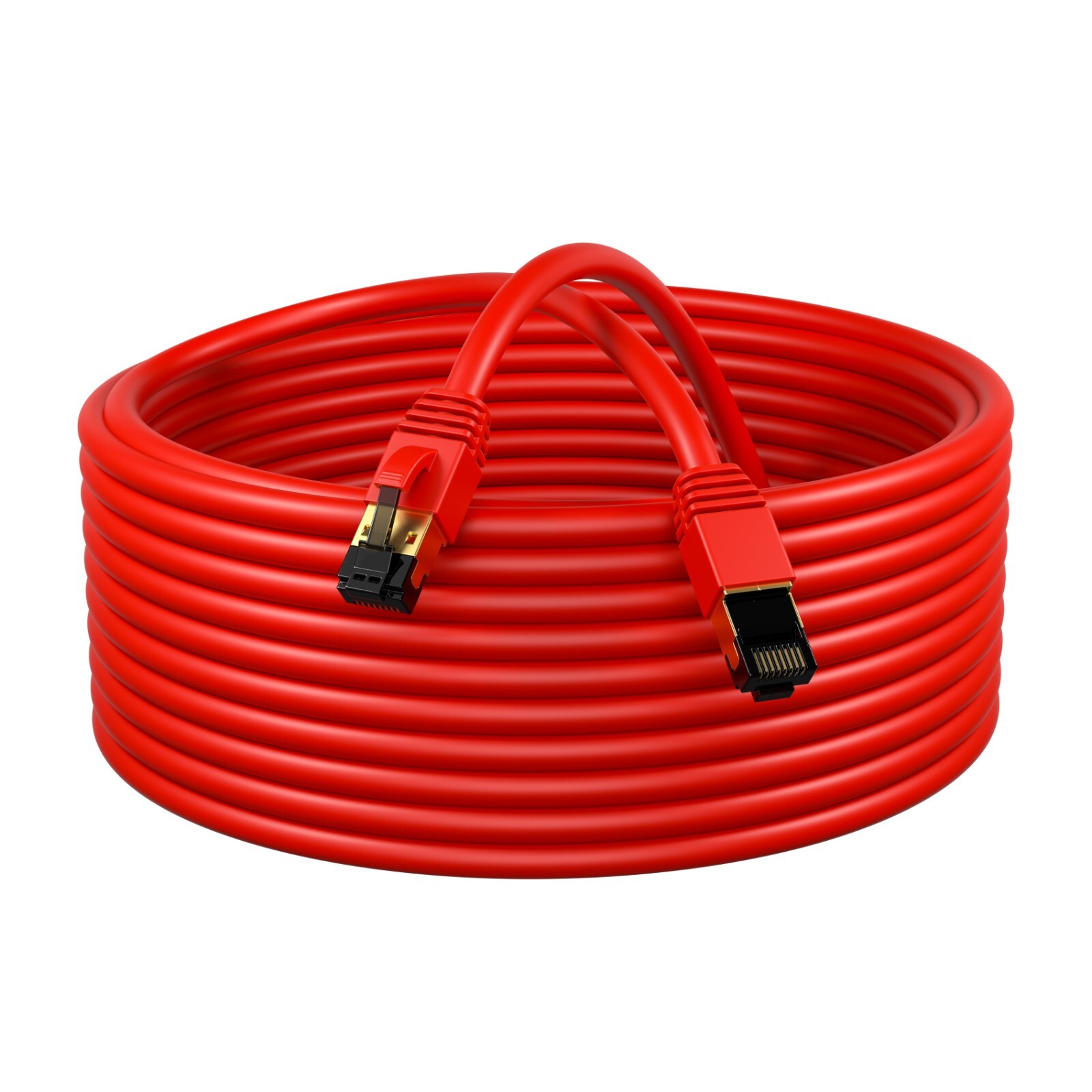 CAT8 Gold Plated Shielded Ethernet Patch Cable Network High Speed S/FTP LAN Lot