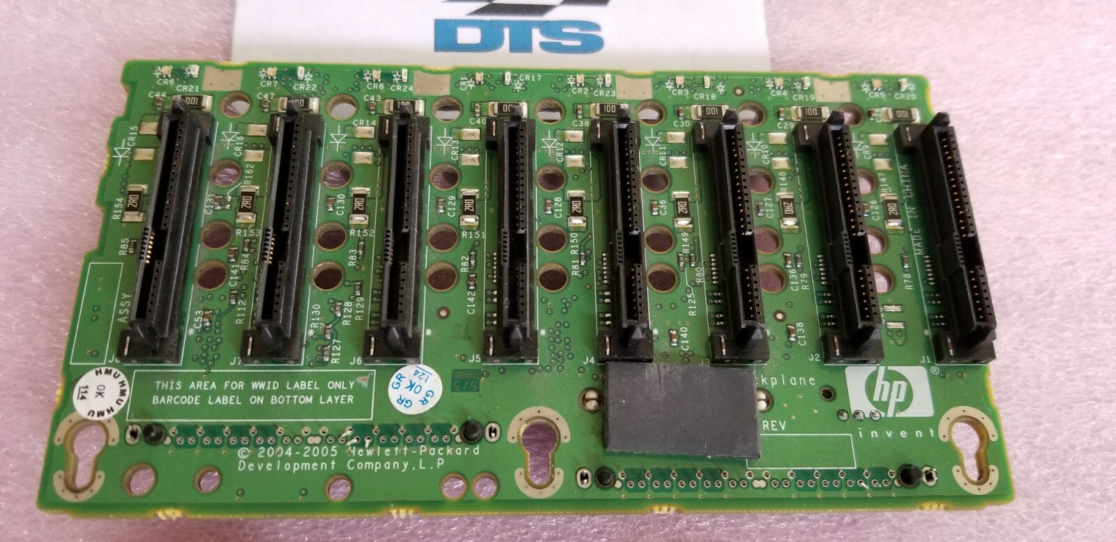 HP 8-bay SAS/SATA small form-factor (SFF) SAS backplane board