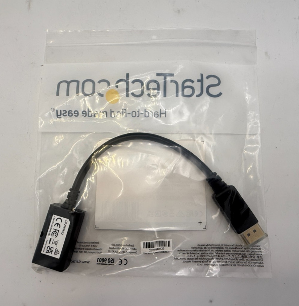 StarTech DisplayPort Adapter to HDMI Connector – Video Adapter Converter