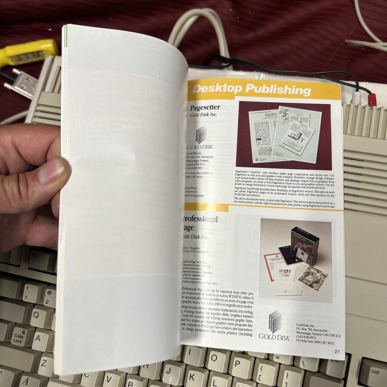 Commodore Amiga Buyer’s Guide To Software and Accessories Vol 4, Vtg Computers