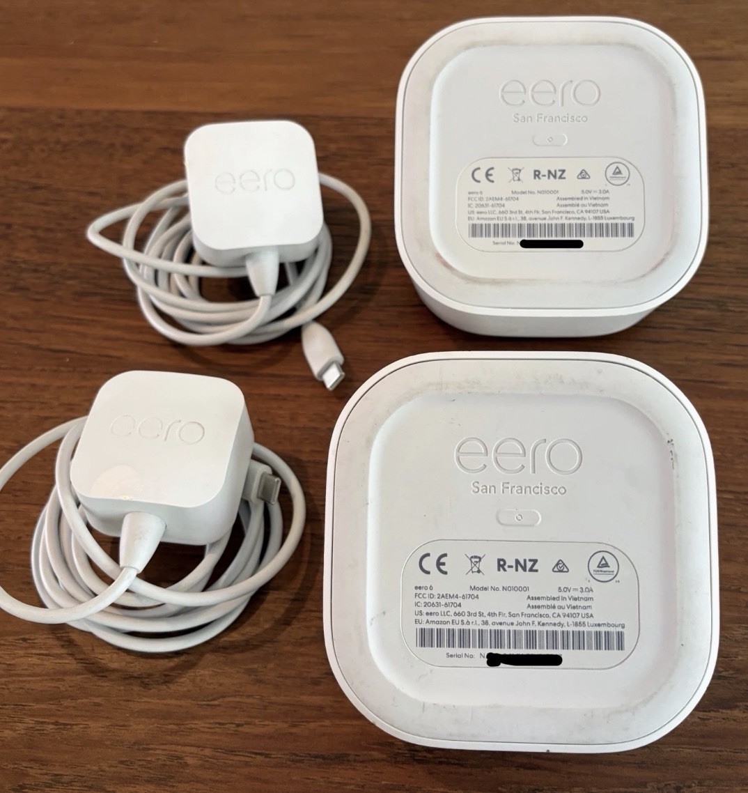 eero 6 Dual Band Wi-Fi 6 Router Mesh System – White (2-Pack)
