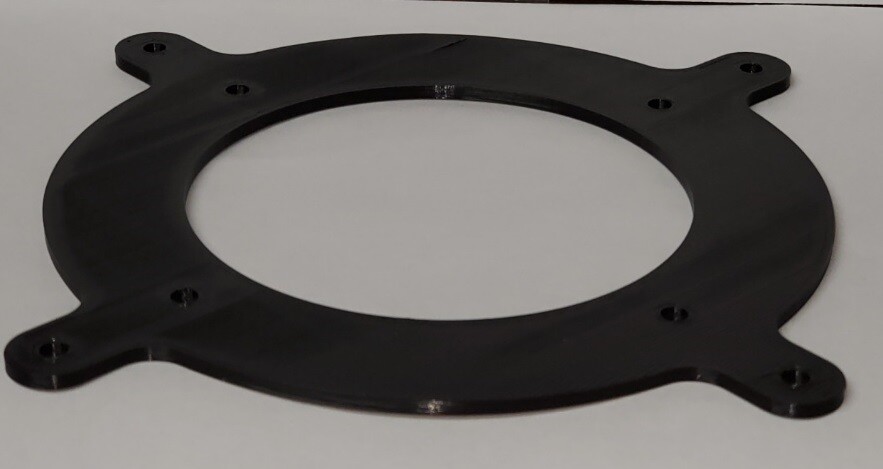 Custom PC Mounting Flat 80mm to 120mm Fan Adapter Converter Mod