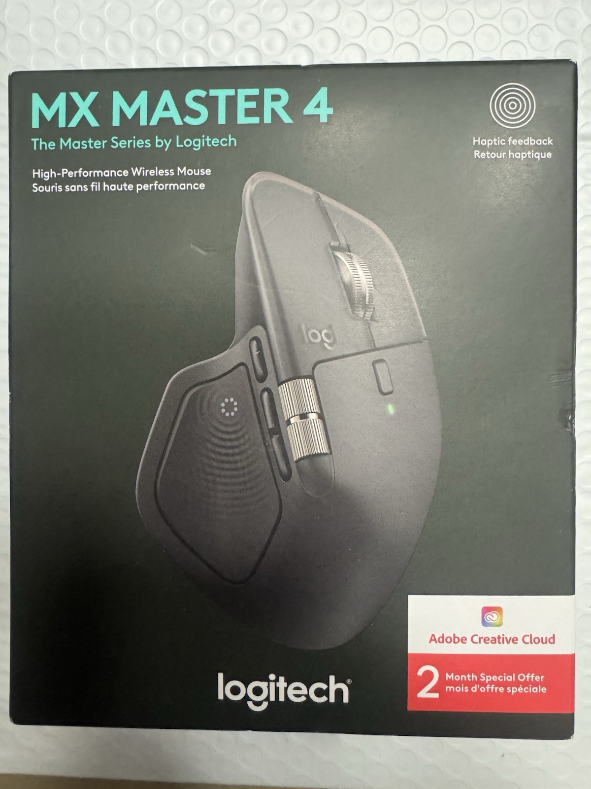 New Logitech MX Master 4 Wireless Mouse – Black (910-007561)