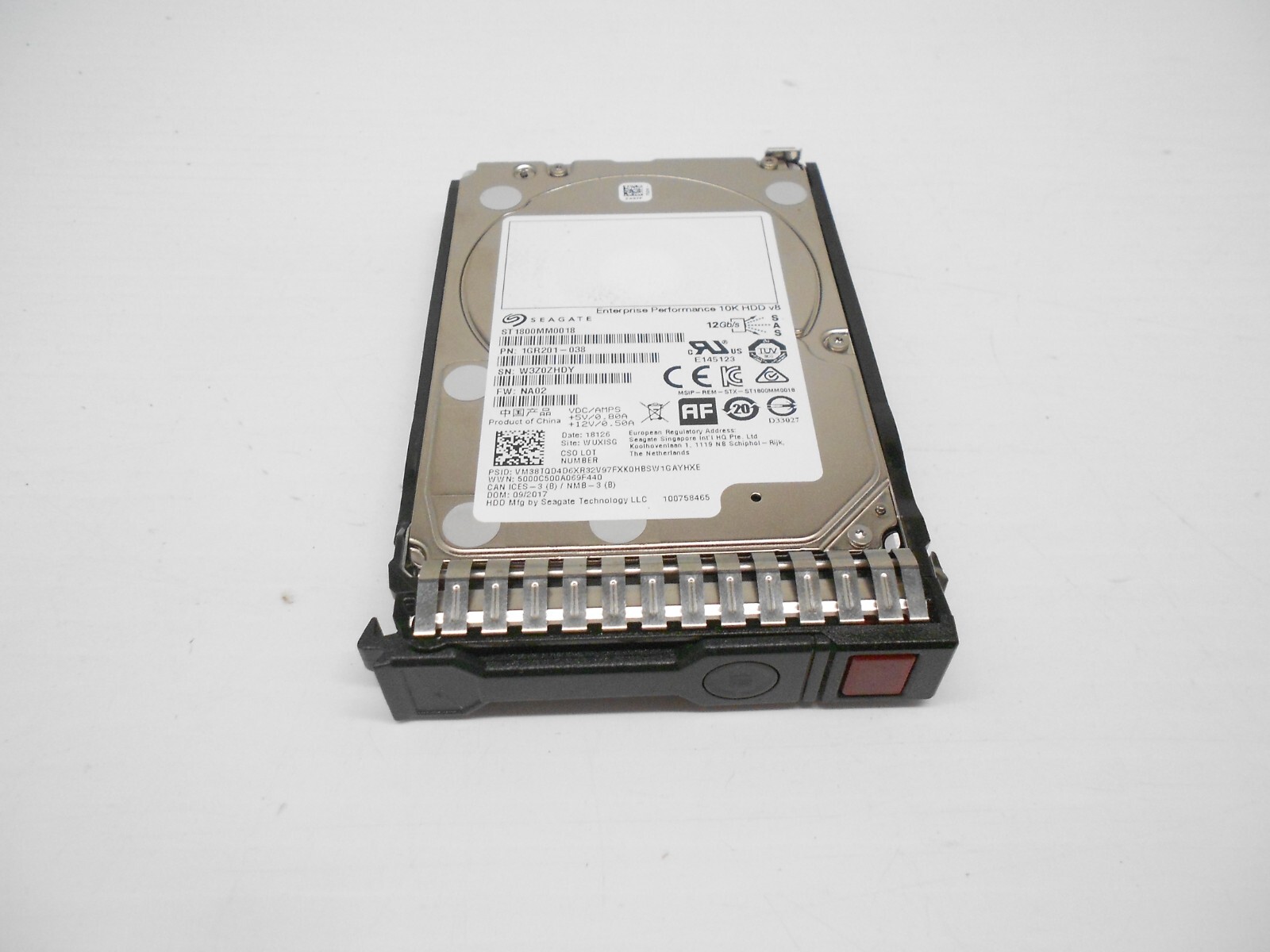 1.8TB 10K SAS 2.5″ 12G Server Hard Drive Fits HP DL360 DL380 Gen8 G8 Gen9 G10