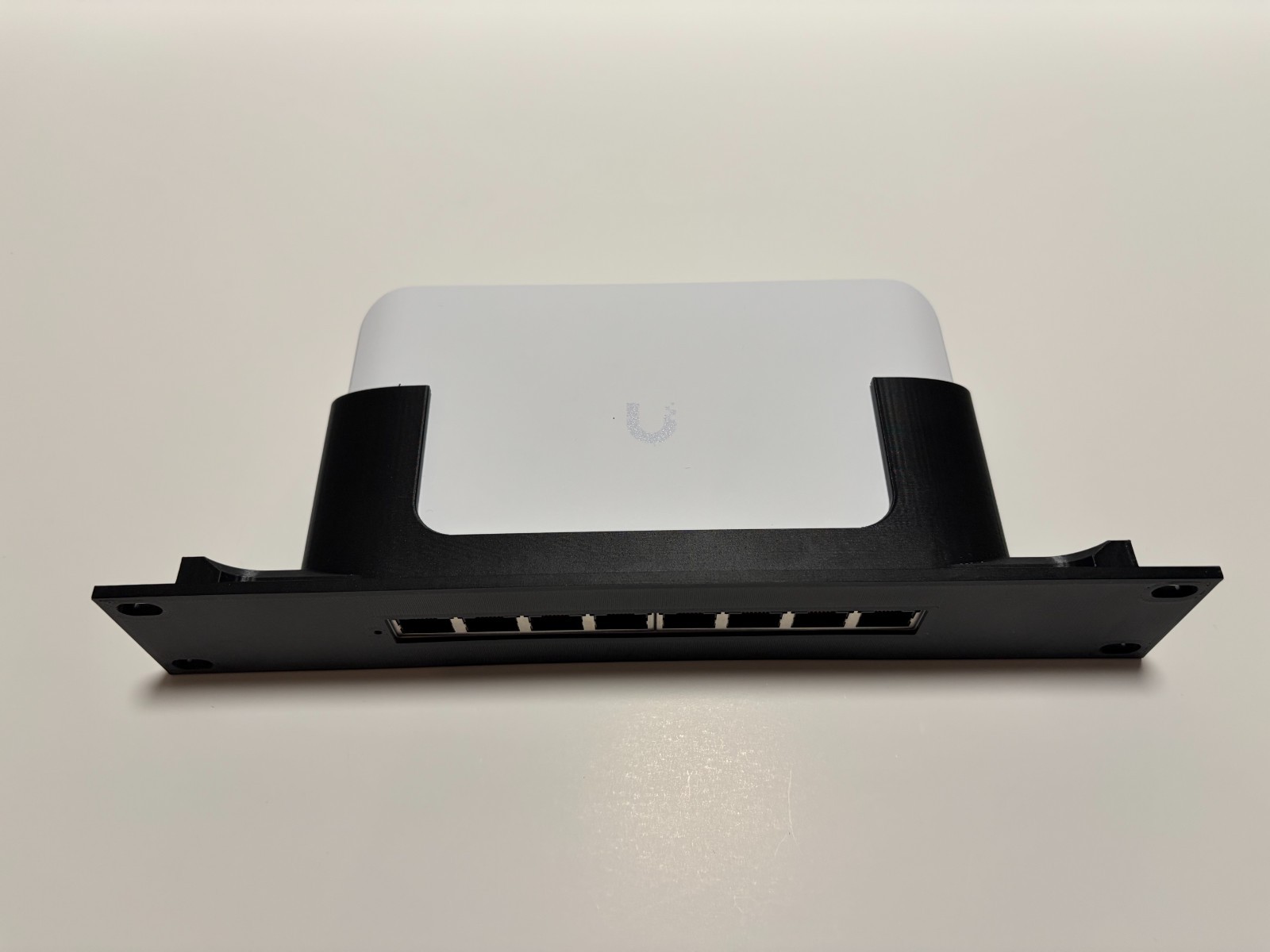 10” Rack Mount for Ubiquiti UniFi USW Lite 8 PoE | PETG | Black or White