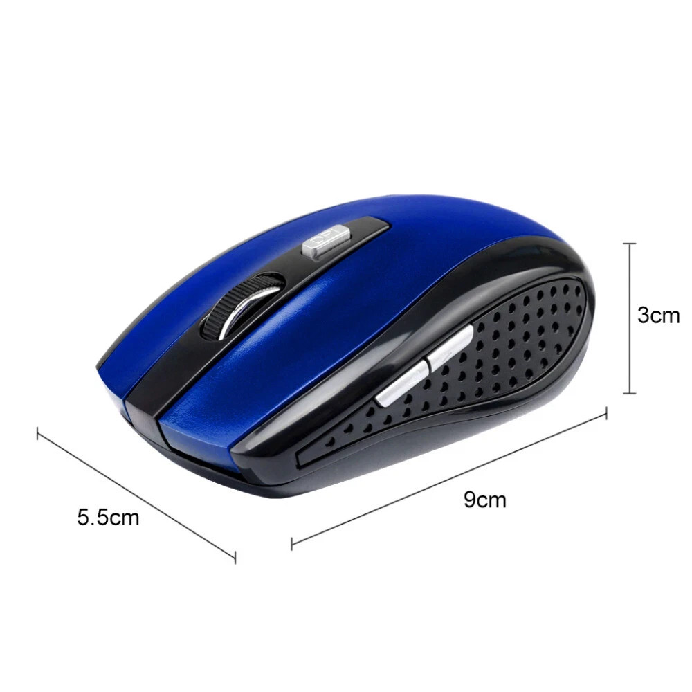 2.4GHz Wireless Optical Mouse Mice & USB Receiver For PC Laptop Computer DPI USA