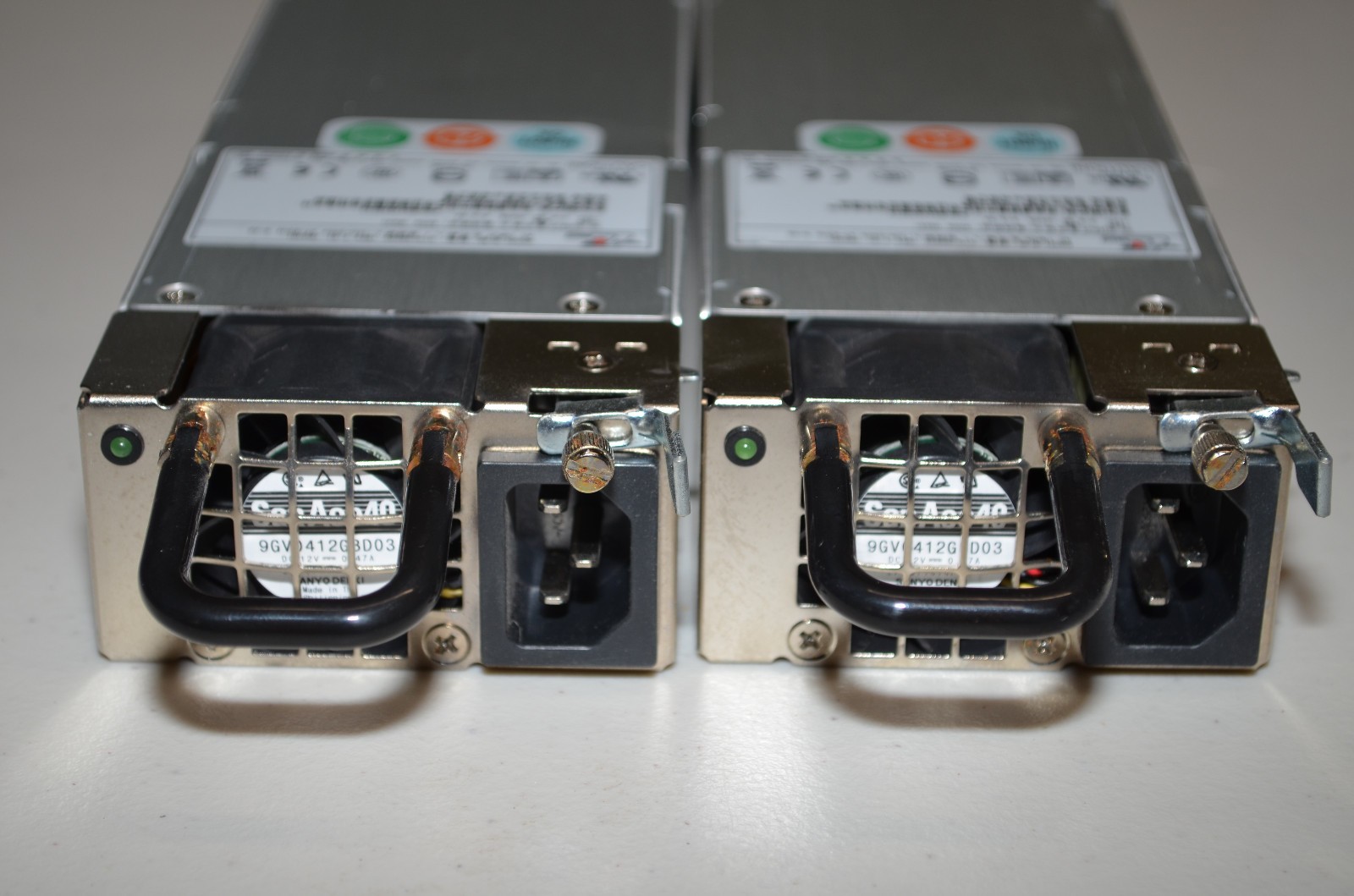 Lot of 2 ZIPPY EMACS GIN-3600V 600W REDUNDANT POWER SUPPLY 012820019 REV 1.0