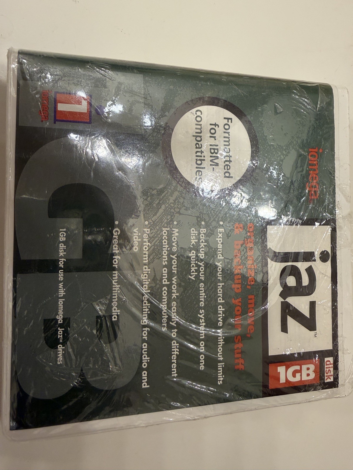Jaz 1GB DISK IOMEGA storage Capacity Disk