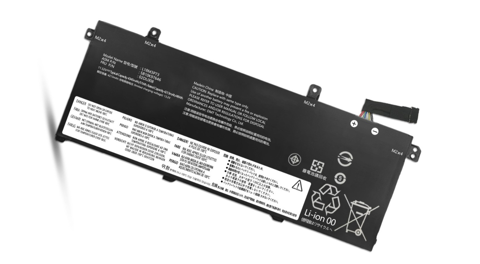 L18M3P73 Battery For Lenovo ThinkPad T490 T495 P14s T14 Gen 1st 2nd Series 51Wh