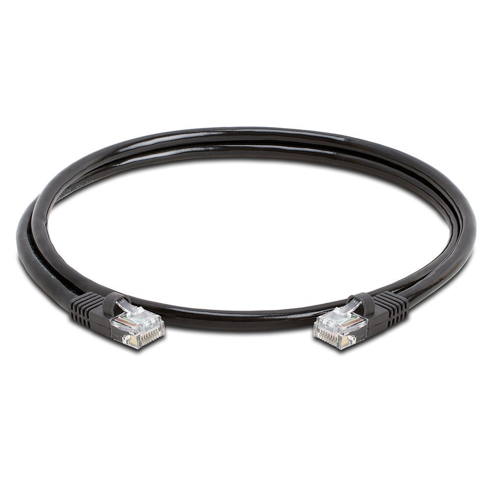 3FT CAT5 Cable Ethernet Lan Network CAT5e RJ45 Patch Cord Internet Black US